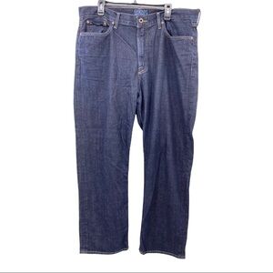 Lucky Brand 363 New Vintage Straight Jeans Size 38x30 Dark Blue
